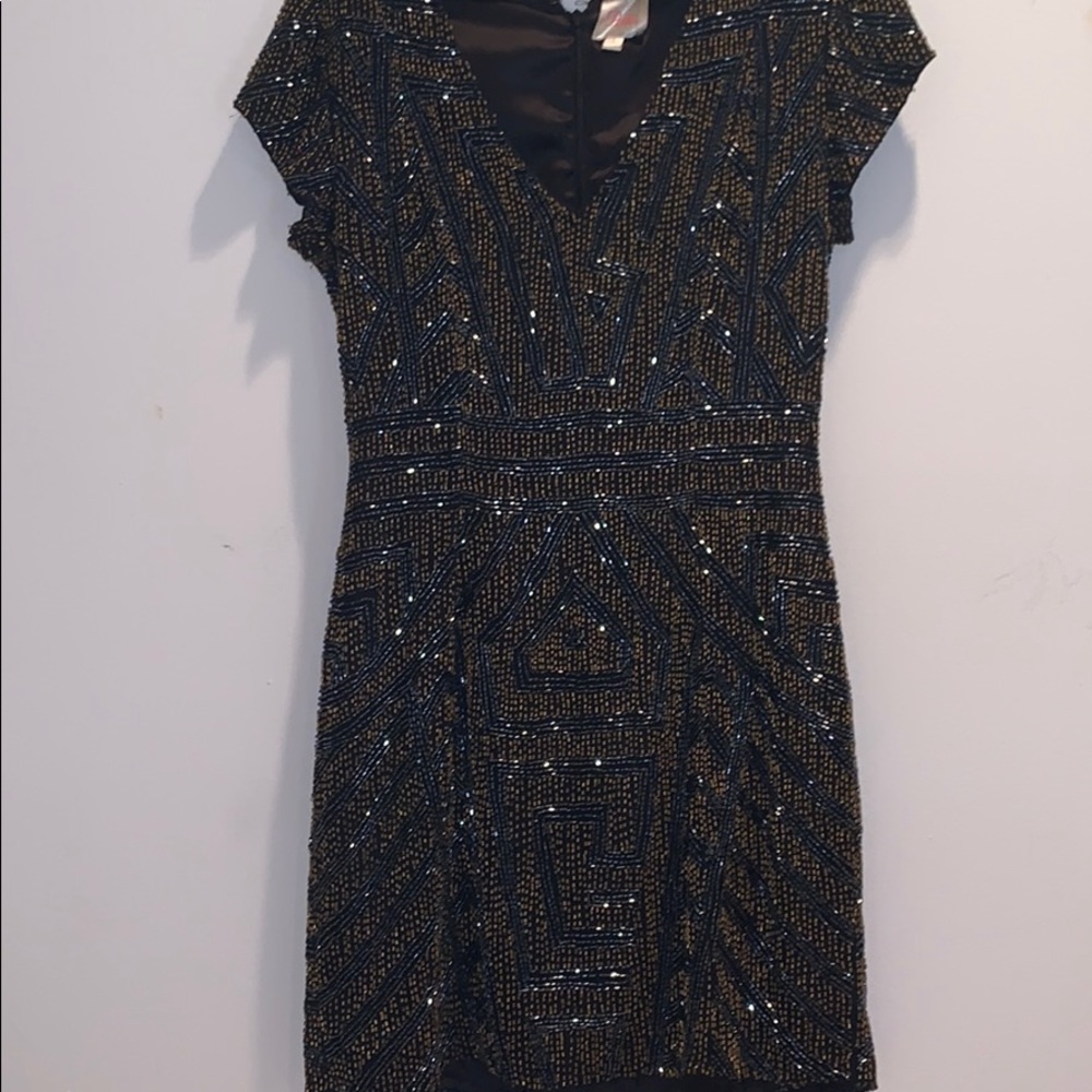beaded dress